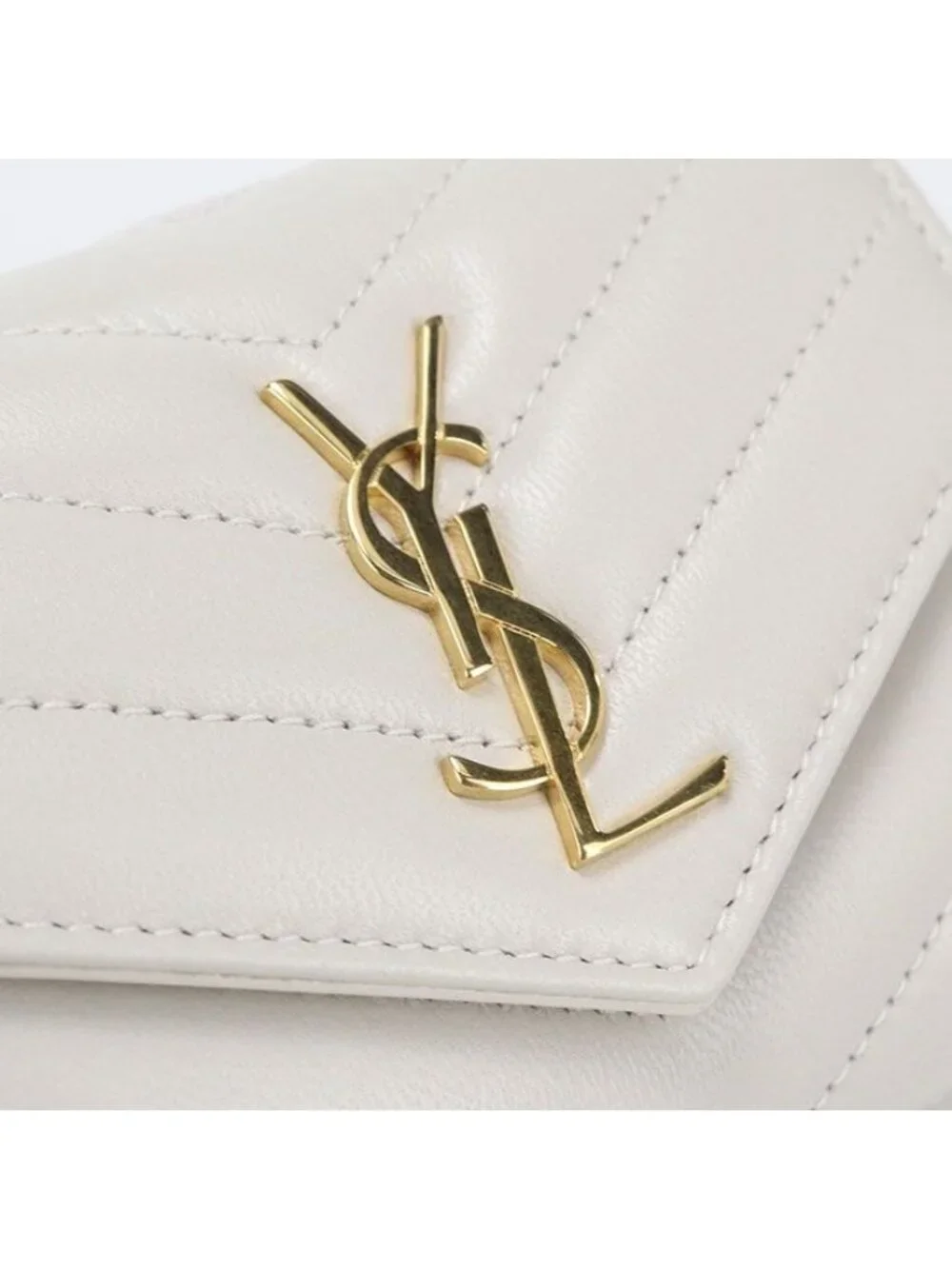 ★SOLD★ Saint Laurent Multi Fold Wallet Cassandra Trifold Leather - Picture 6 of 7